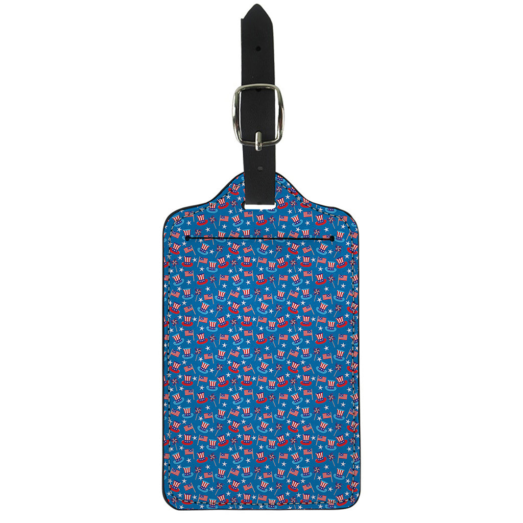 American Independence Day Pattern Print Luggage Tag