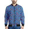American Independence Day Pattern Print Men's Bomber Jacket