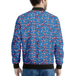 American Independence Day Pattern Print Men's Bomber Jacket