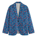American Independence Day Pattern Print Men's Cotton Blazer