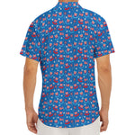 American Independence Day Pattern Print Men's Deep V-Neck Shirt