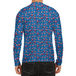 American Independence Day Pattern Print Men's Long Sleeve Rash Guard