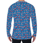 American Independence Day Pattern Print Men's Long Sleeve T-Shirt