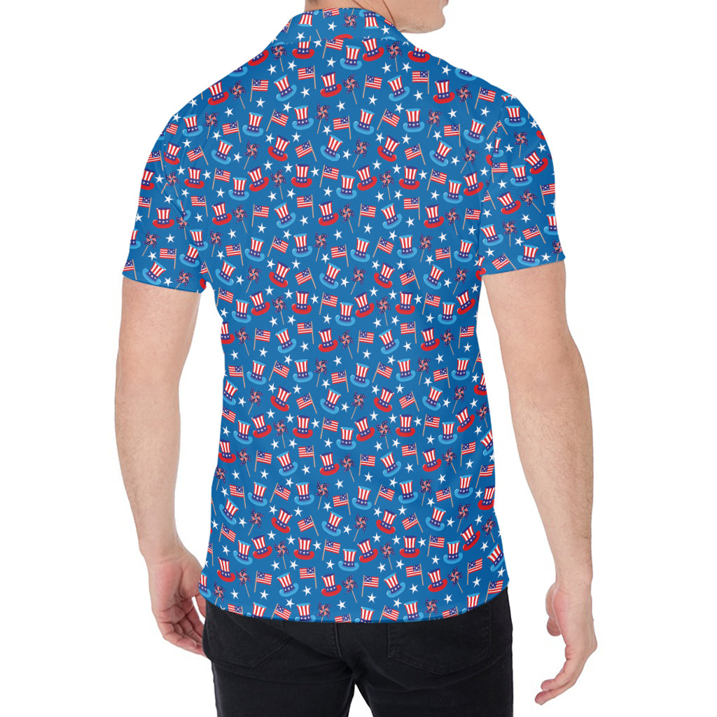 American Independence Day Pattern Print Men's Shirt