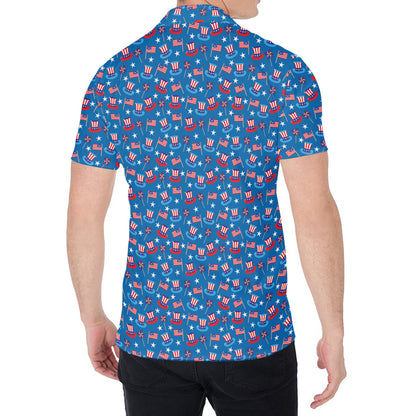 American Independence Day Pattern Print Men's Shirt