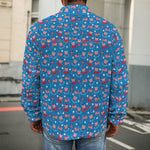 American Independence Day Pattern Print Men's Shirt Jacket