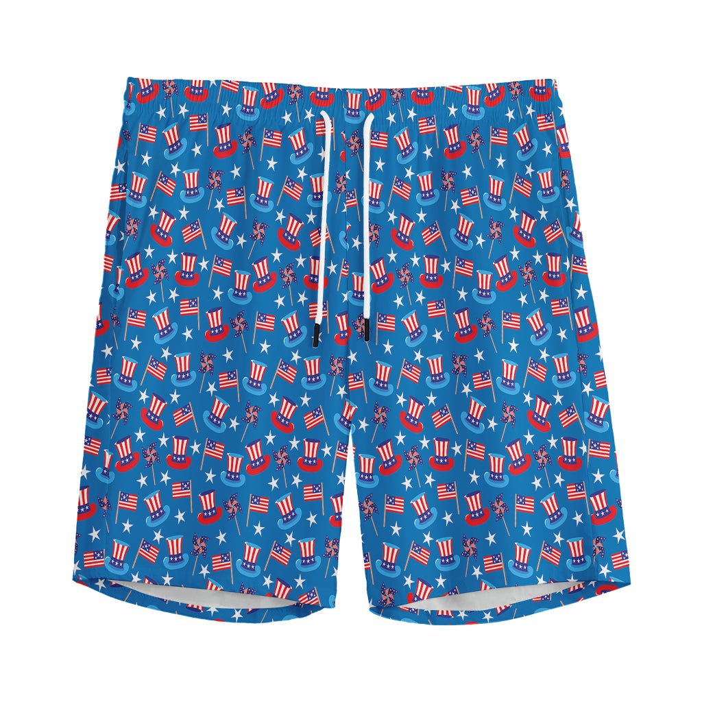 American Independence Day Pattern Print Men's Sports Shorts