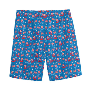 American Independence Day Pattern Print Men's Sports Shorts