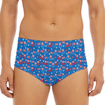 American Independence Day Pattern Print Men's Triangle Swim Briefs