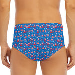 American Independence Day Pattern Print Men's Triangle Swim Briefs