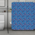 American Independence Day Pattern Print Polyester Shower Curtain
