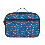 American Independence Day Pattern Print Portable Lunch Bag