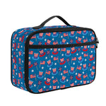 American Independence Day Pattern Print Portable Lunch Bag
