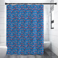 American Independence Day Pattern Print Premium Shower Curtain