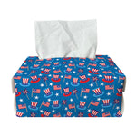 American Independence Day Pattern Print Rectangle Tissue Box Cover