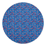 American Independence Day Pattern Print Round Blanket