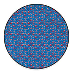 American Independence Day Pattern Print Round Floor Mat