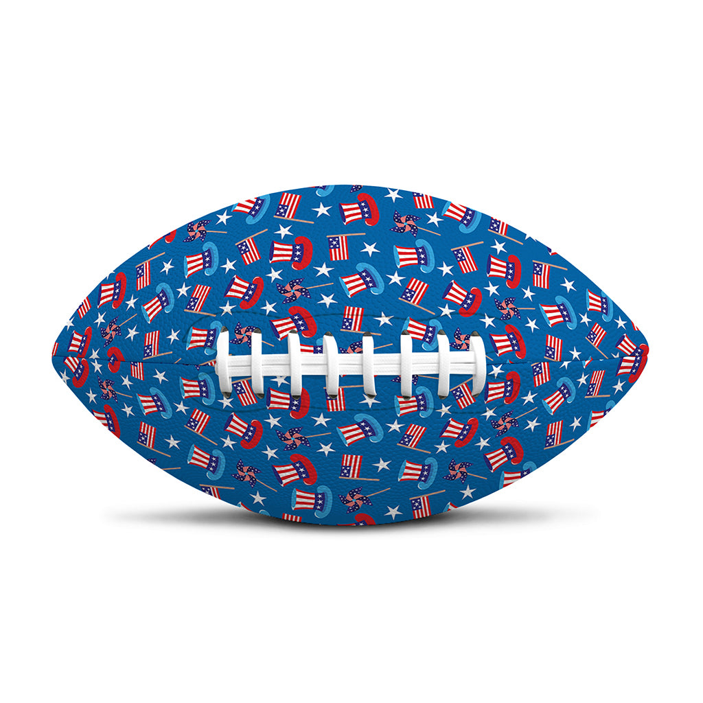 American Independence Day Pattern Print Rugby Ball