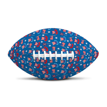American Independence Day Pattern Print Rugby Ball