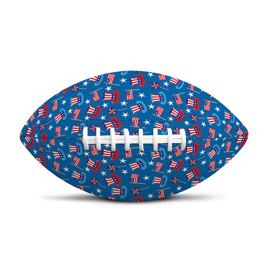 American Independence Day Pattern Print Rugby Ball
