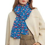 American Independence Day Pattern Print Scarf