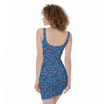 American Independence Day Pattern Print Sleeveless Bodycon Dress