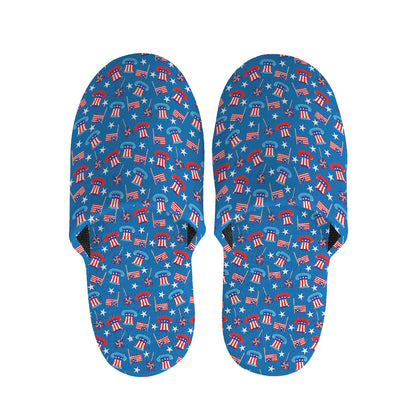 American Independence Day Pattern Print Slippers