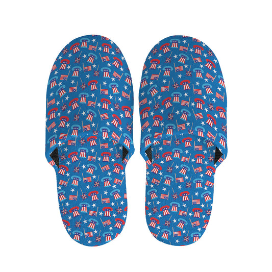 American Independence Day Pattern Print Slippers