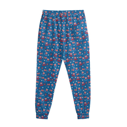American Independence Day Pattern Print Sweatpants