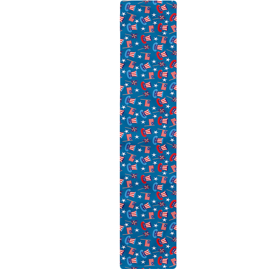 American Independence Day Pattern Print Table Runner