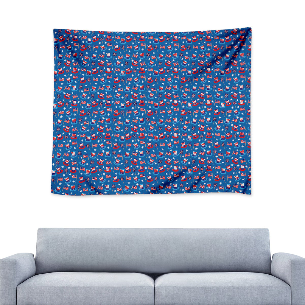 American Independence Day Pattern Print Tapestry