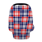 American Independence Day Plaid Print Baby Seat Cover