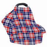 American Independence Day Plaid Print Baby Seat Cover