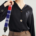 American Independence Day Plaid Print Bag Strap
