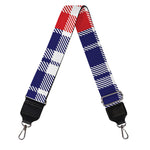 American Independence Day Plaid Print Bag Strap