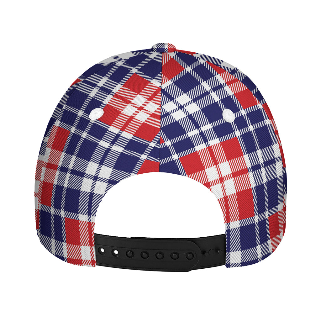 American Independence Day Plaid Print Baseball Cap