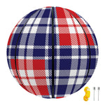 American Independence Day Plaid Print Basketball