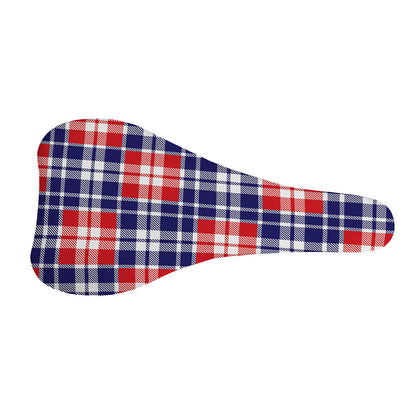 American Independence Day Plaid Print Bicycle Seat Cover