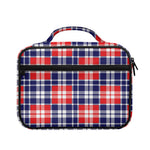 American Independence Day Plaid Print Briefcase Bible Bag