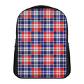 American Independence Day Plaid Print Casual Backpack