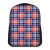 American Independence Day Plaid Print Casual Backpack