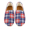 American Independence Day Plaid Print Casual Shoes