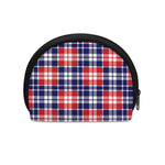American Independence Day Plaid Print Coin Purse