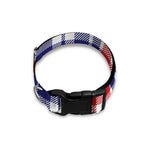 American Independence Day Plaid Print Dog Collar