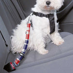 American Independence Day Plaid Print Dog Seat Belt