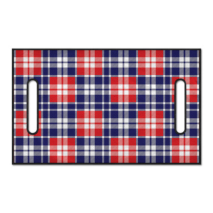 American Independence Day Plaid Print Golf Cart Seat Cover