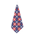 American Independence Day Plaid Print Hand Towel