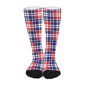 American Independence Day Plaid Print Long Socks