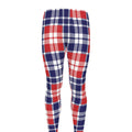 American Independence Day Plaid Print Men's Leggings