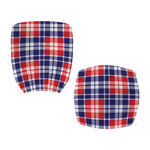 American Independence Day Plaid Print Office Chair Cover